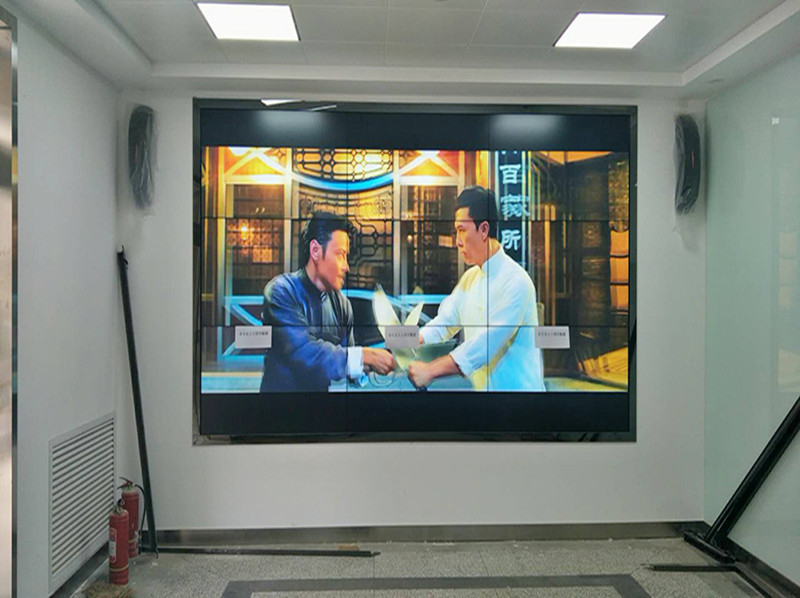 北京農科院大廳展示拼接55寸3x3項目案例之四